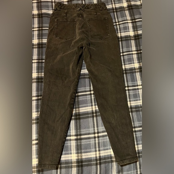 Vintage 90s Denim Republic High Waisted Skinny Braided Side Jeans - Picture 4 of 4